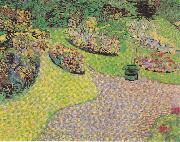 Vincent Van Gogh Garden in Auvers USA oil painting artist